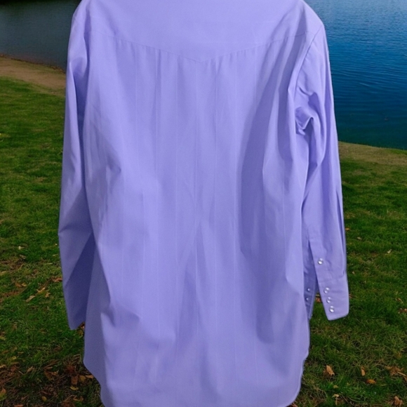 Northern Plains Western men's Dress shirt with pearl snaps 16-16 1/2 33/34 - Picture 4 of 11